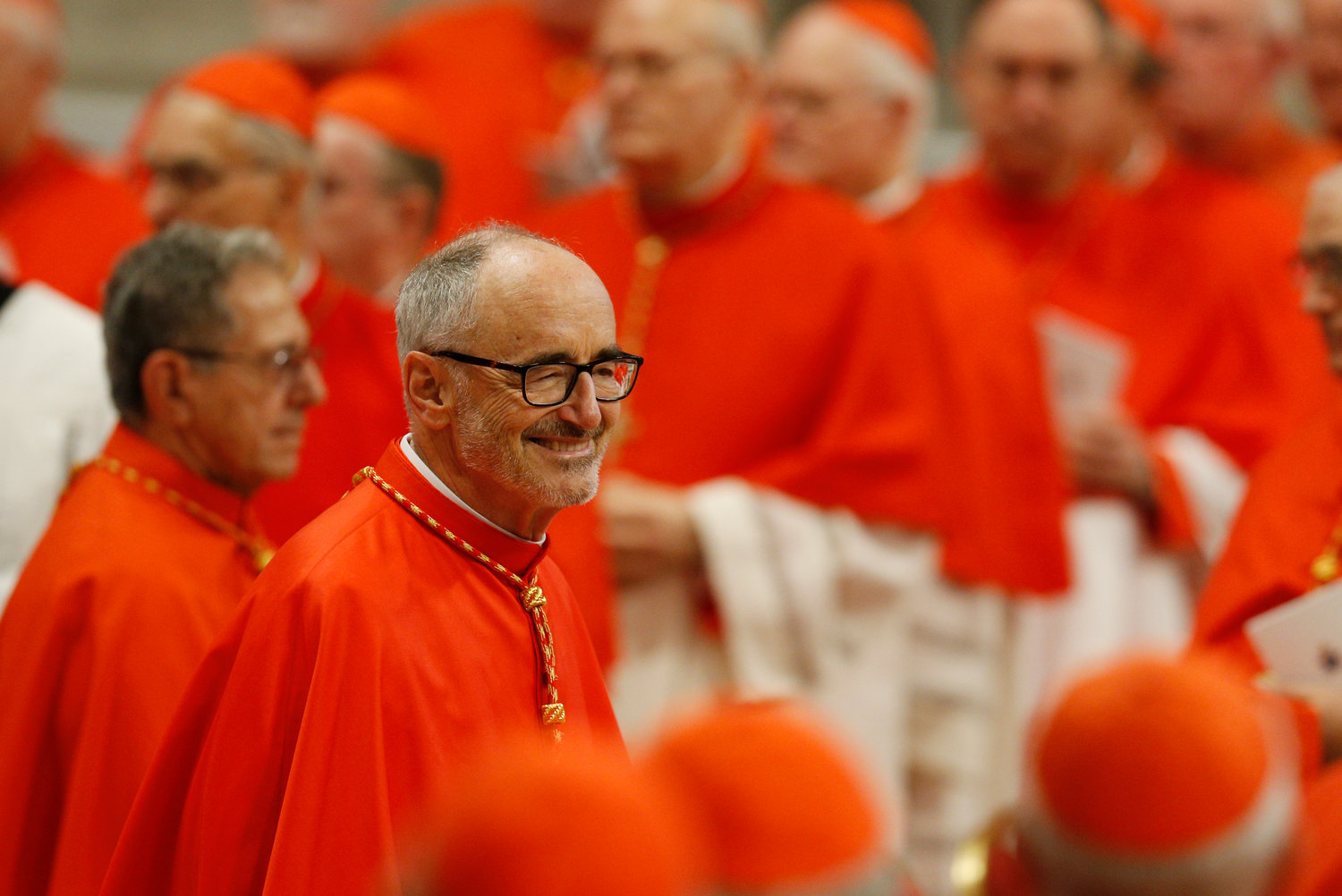 New Canadian Cardinal Michael Czerny arrives for a consistory led by Pope Francis for the creation of 13 new cardinals in St. Peter's Basilica at the Vatican Oct. 5, 2019.